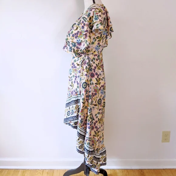 NWT Hayden LA Floral Wrap Dress - Picture 2 of 6